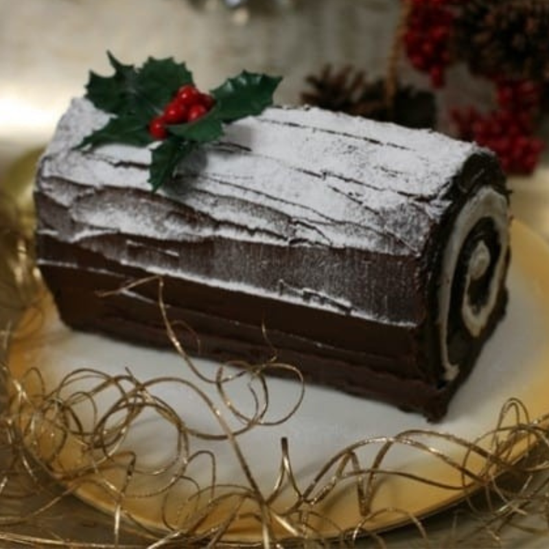 Christmas Log Cake