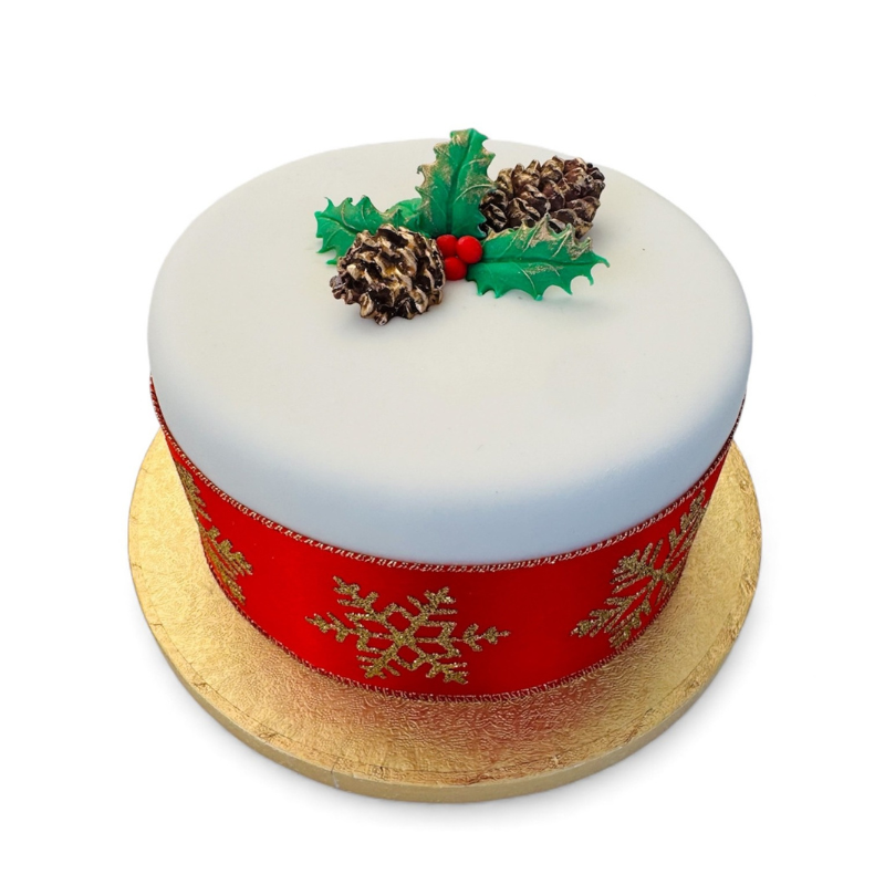 Merry Christmas Cake + FREE CHRISTMAS LOG CAKE