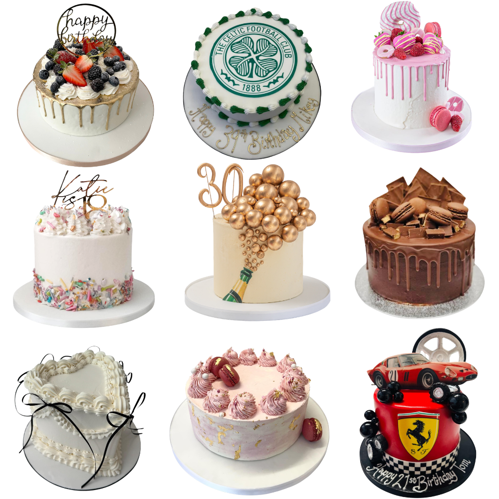 Custom Cake in a Choice of 9 Designs Voucher