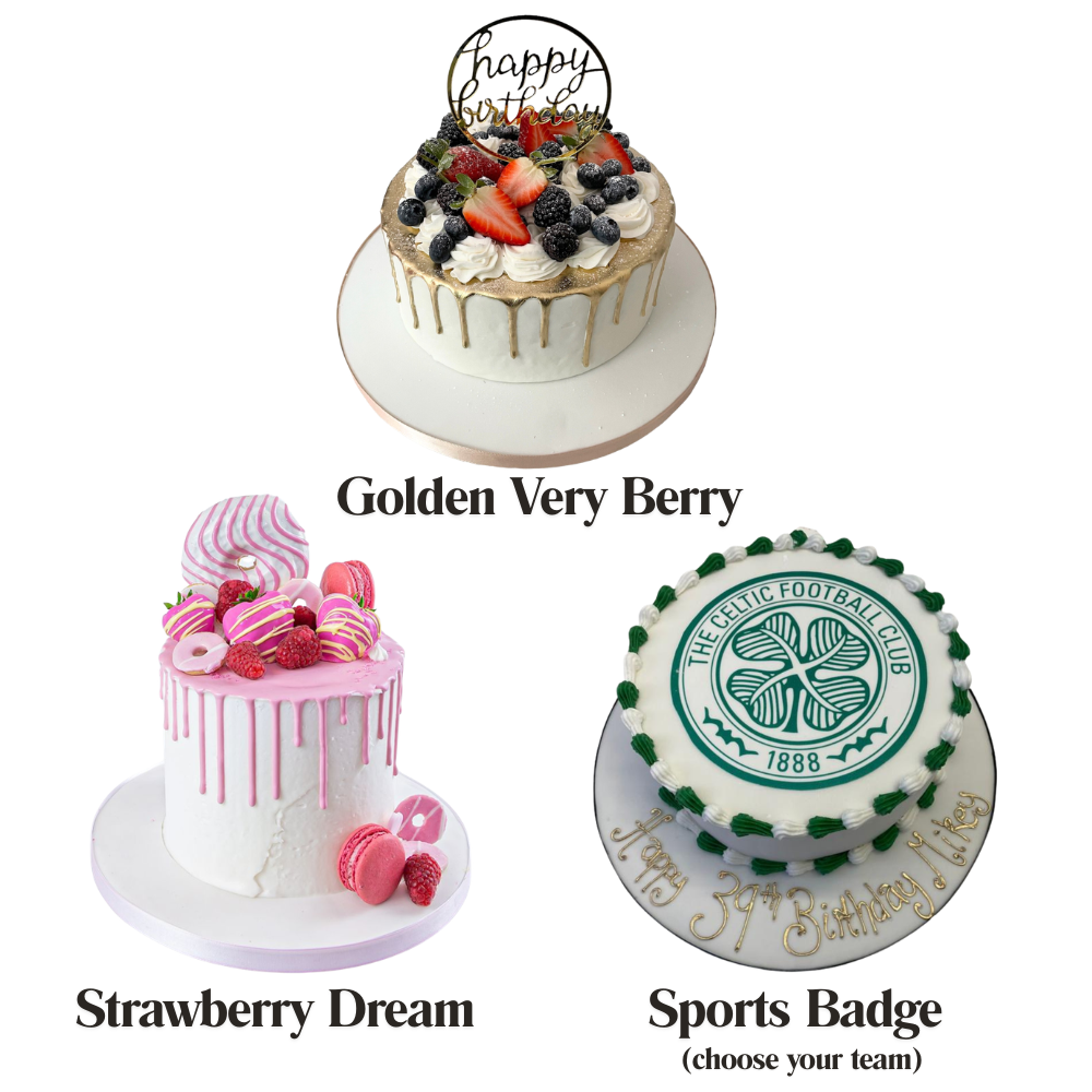 Custom Cake in a Choice of 9 Designs Voucher