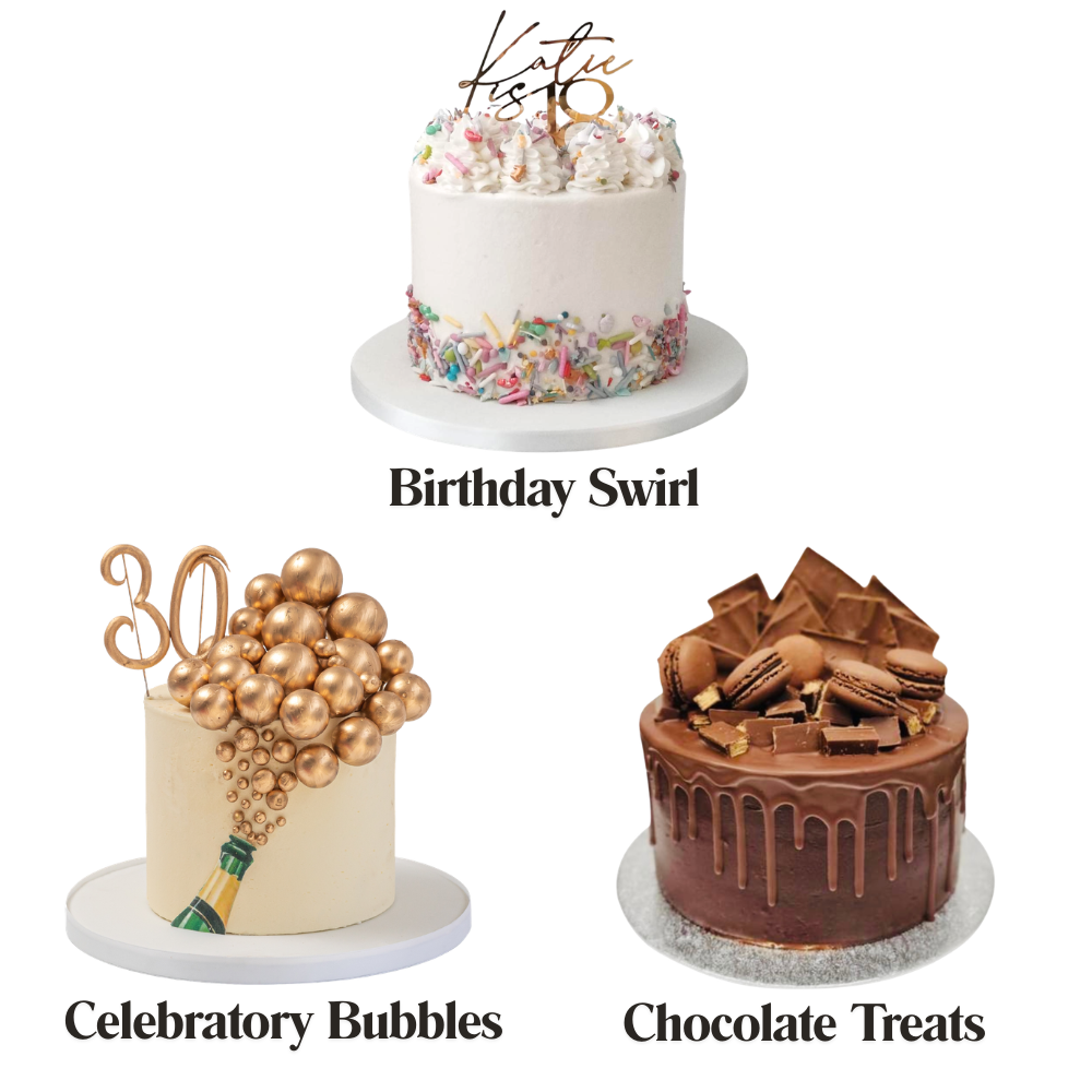Custom Cake in a Choice of 9 Designs Voucher