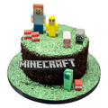 Kids Minecraft Cake