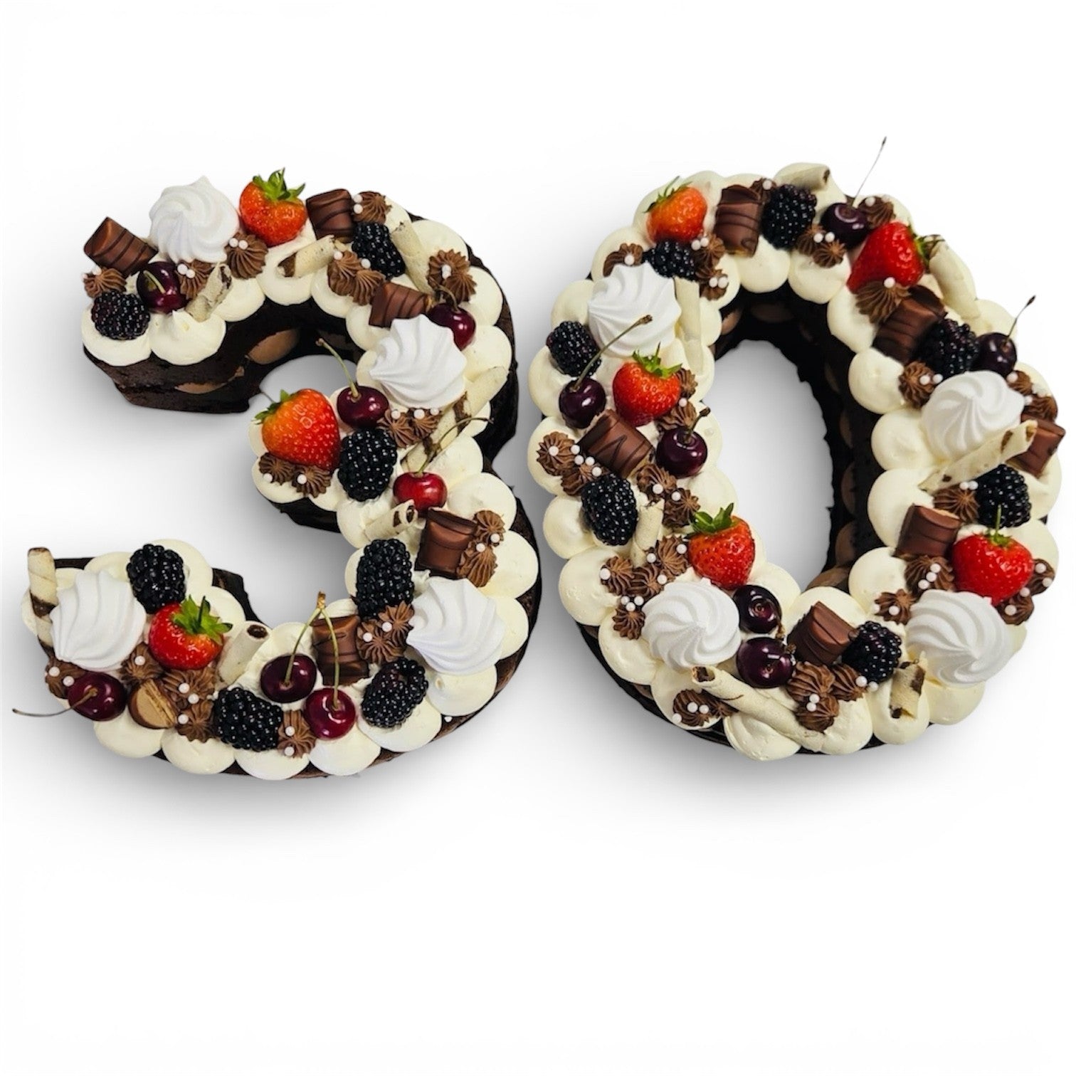 Fresh Cream Number Cake